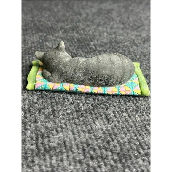 Lenox figurine Cat Nap sleeping kitty Sweet Kitties Collection 4” cat and mouse - Picture 3 of 10